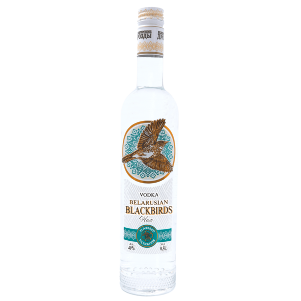 Vodka Belarusian Blackbirds. Flax - medová