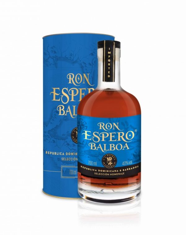 Ron Espero Balboa v dárkové tubě (40% alk., 0,7 l)